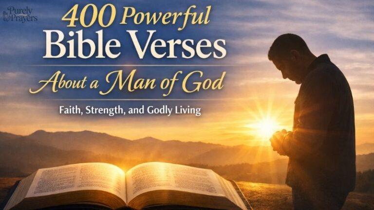 400 Powerful Man of God Scripture Bible Verses About Faith