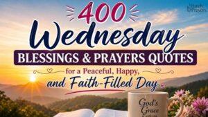 400 Uplifting Wednesday Blessings and Prayers Quotes for a Peaceful and Faith-Filled Day