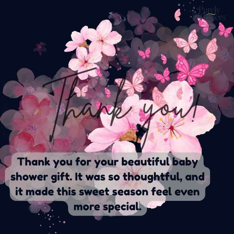 Baby Shower Gift Thank You Notes That Sound Personal