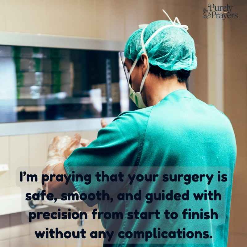 Before Surgery Wishes and Prayers for a Safe Procedure