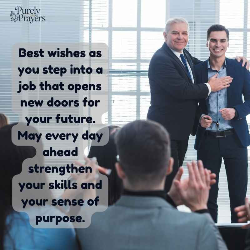 Best Wishes for a New Journey in Job