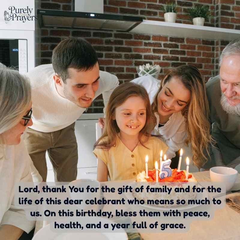 Birthday Prayers for Family Members