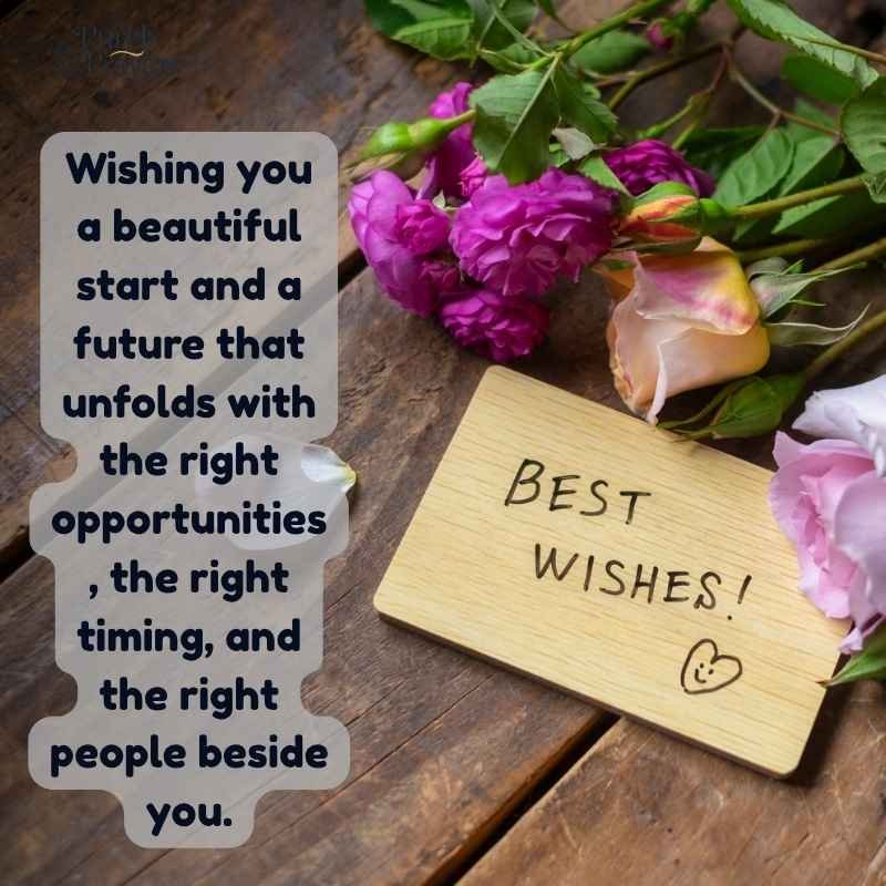 Congratulations and Best Wishes for Your New Journey