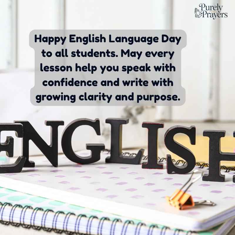 English Language Day Messages for Students, Teachers, and Schools