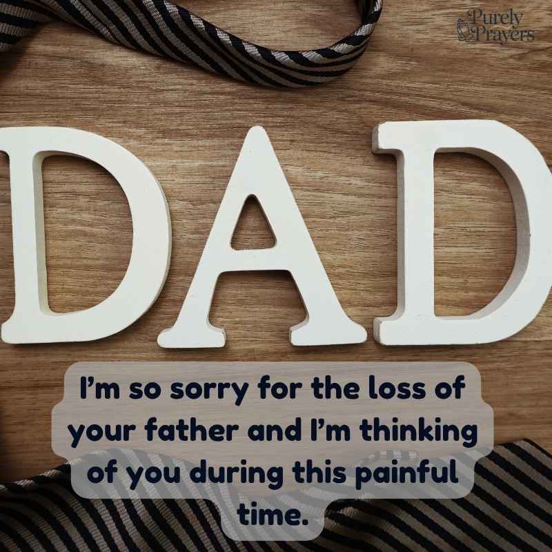 Father Loss Messages