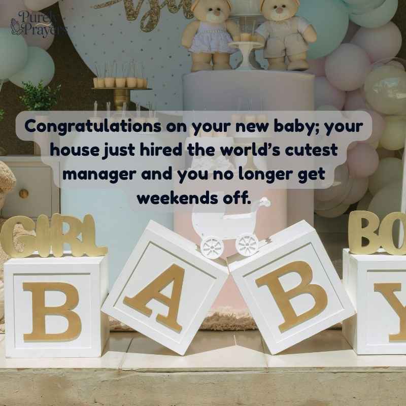 Funny New Baby Wishes to Make the Parents Smile