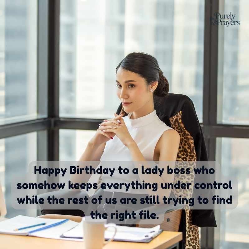 Funny Wishes for a Lady Boss Without Sounding Rude