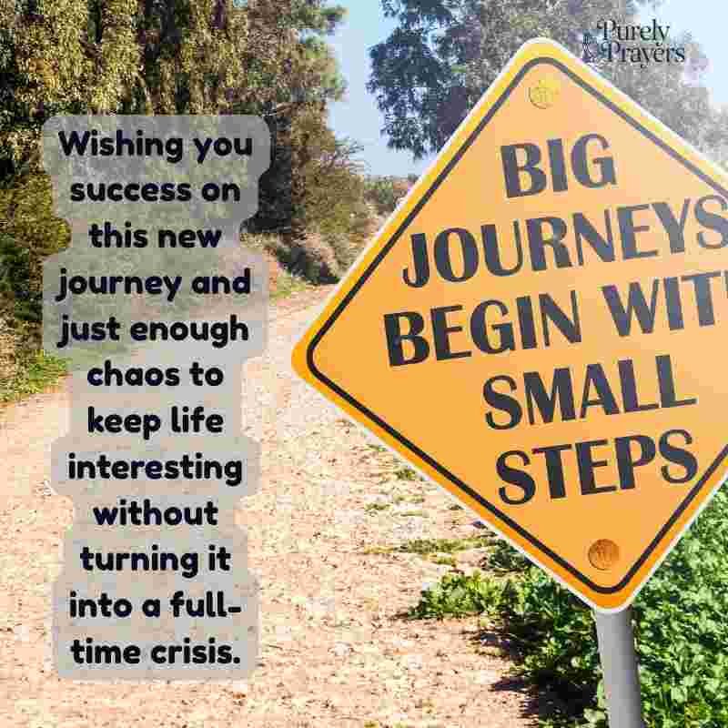 Funny Wishes for a New Journey and New Beginning