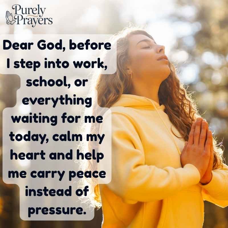 Good Morning Prayers for Anxiety Before Work, School, or a Busy Day