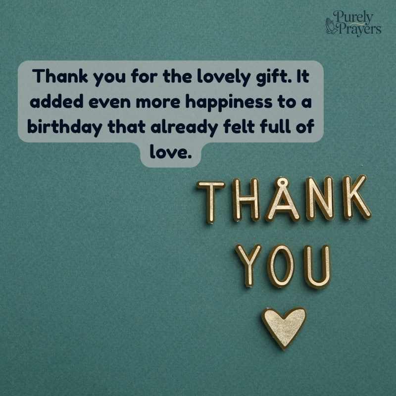 Grateful Words for Birthday Gifts and Kind Surprises