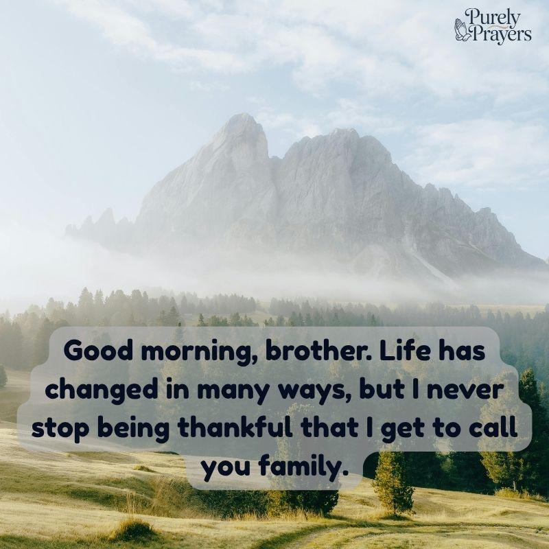 Heart Touching Morning Wishes for a Loving Brother