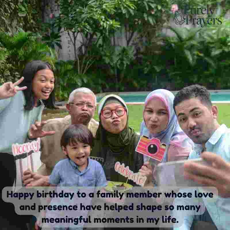 Heartfelt Birthday Greetings for Family Members
