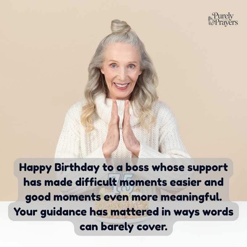 Heartfelt Wishes for a Supportive Boss at Work