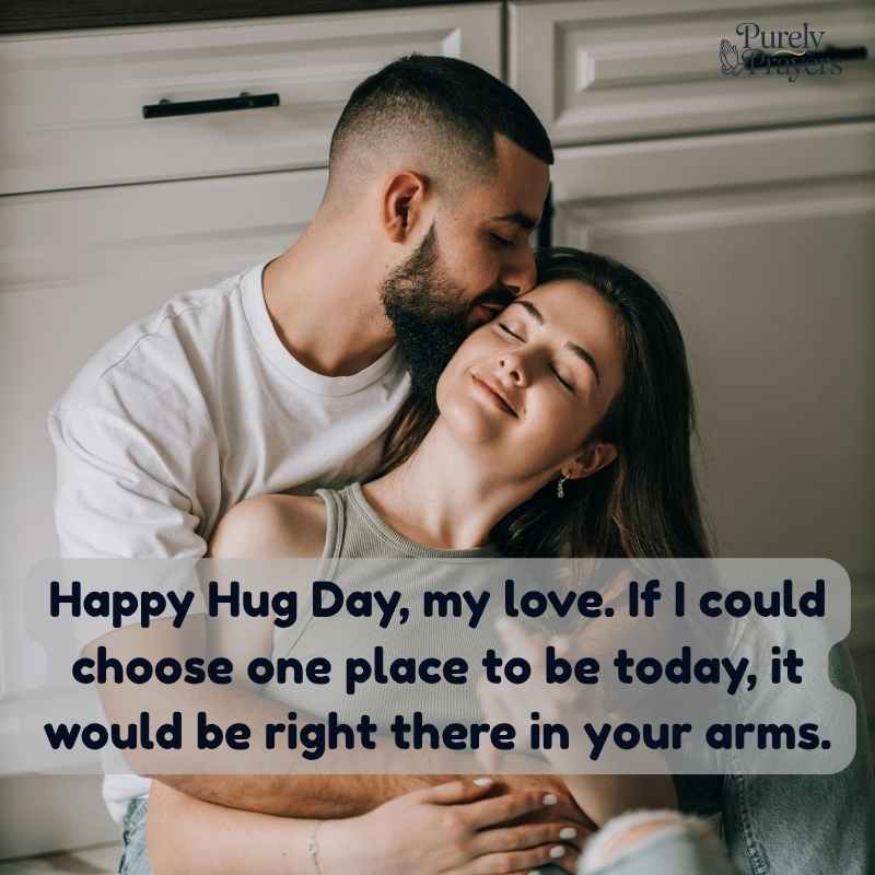 Hug Day Wishes for Girlfriend