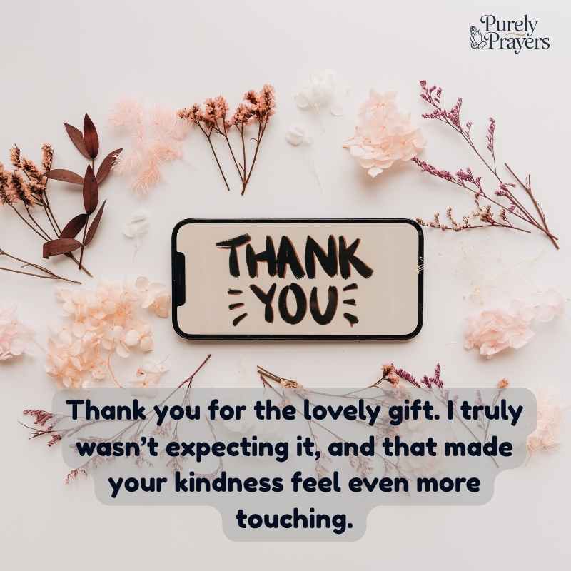 Lovely Reply Messages for a Surprise Gift You Did Not Expect
