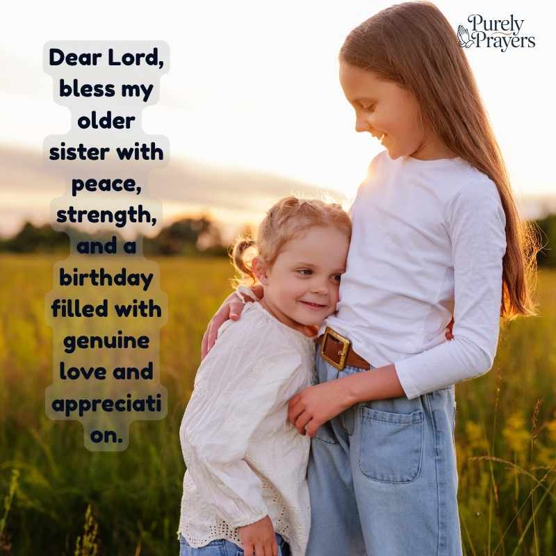 Loving Birthday Messages for an Older Sister