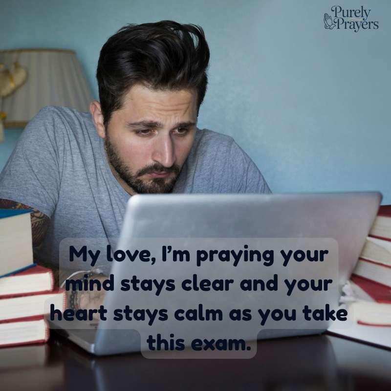 Loving Messages for Your Boyfriend Before Exams