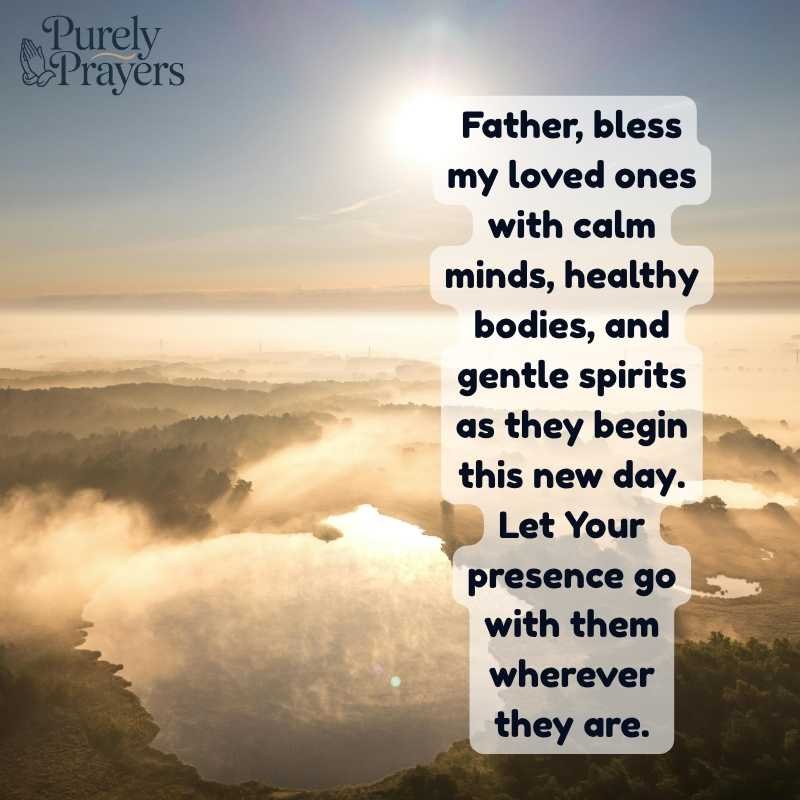 Morning Prayer for Family, Children, and Loved Ones