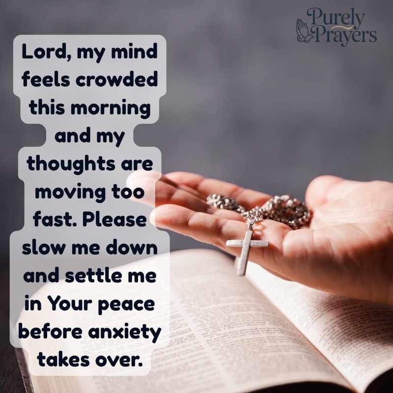 Morning Prayers for Stress, Worry, and Overthinking