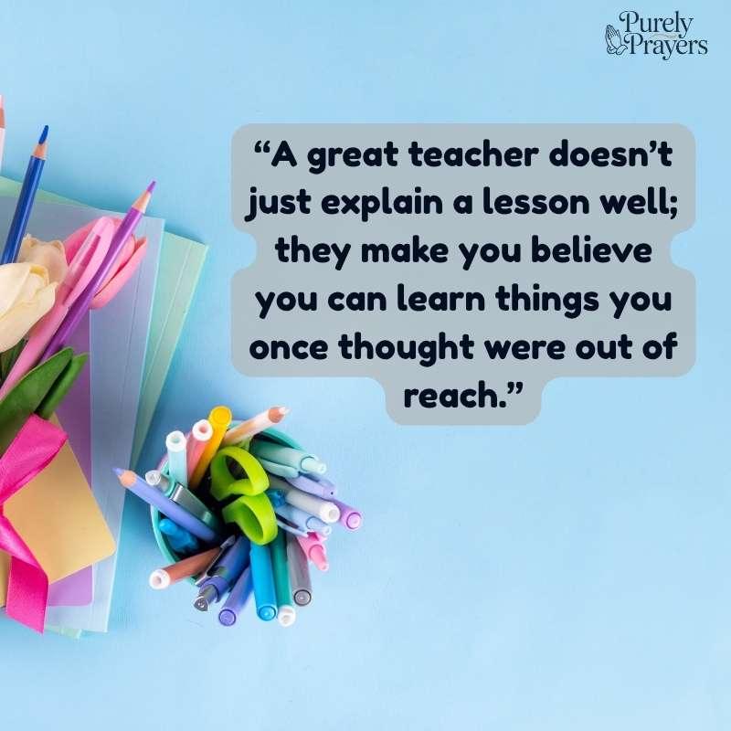 National Teacher Appreciation Day Quotes in English