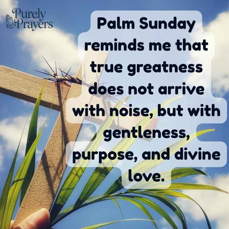 Palm Sunday Captions Full of Praise and Celebration