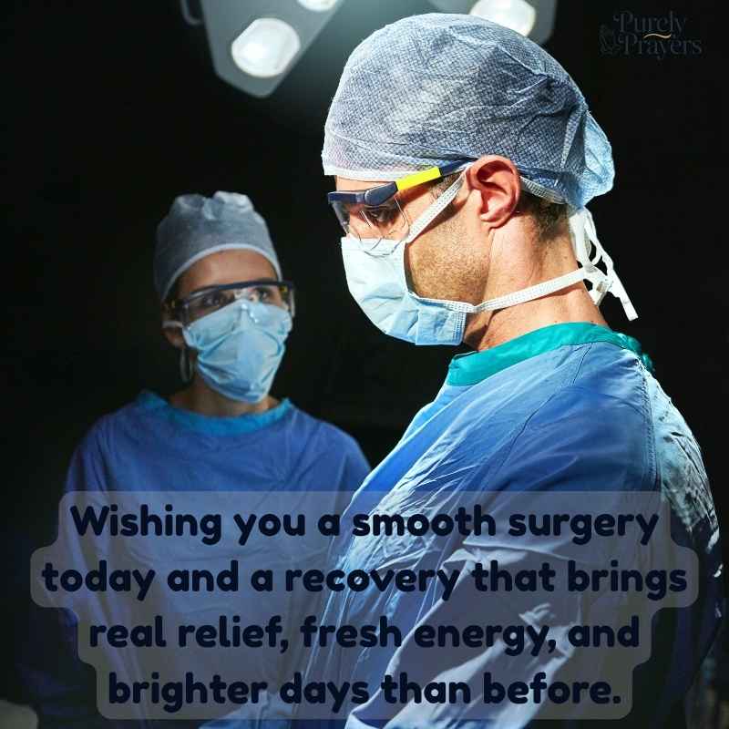Positive Wishes Before Surgery for Hope and Recovery