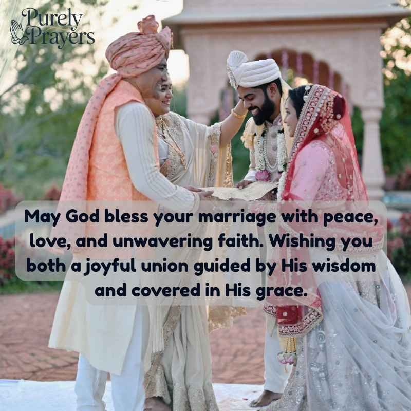 Religious Wedding Wishes and Marriage Blessings