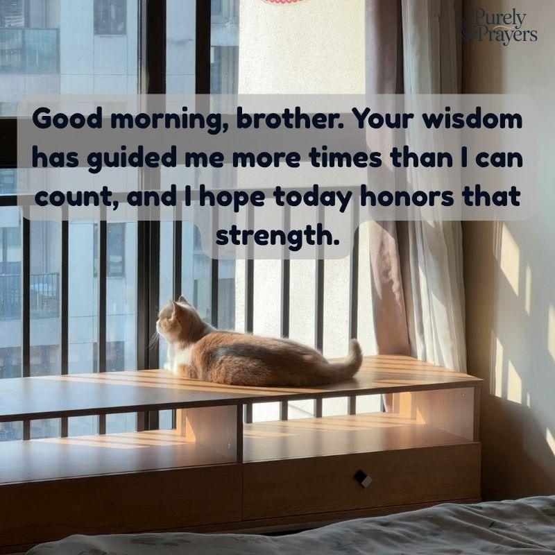 Respectful Morning Messages for an Elder Brother