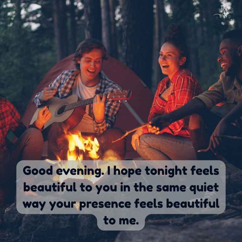 Romantic-Toned Evening Messages for a Special Friend