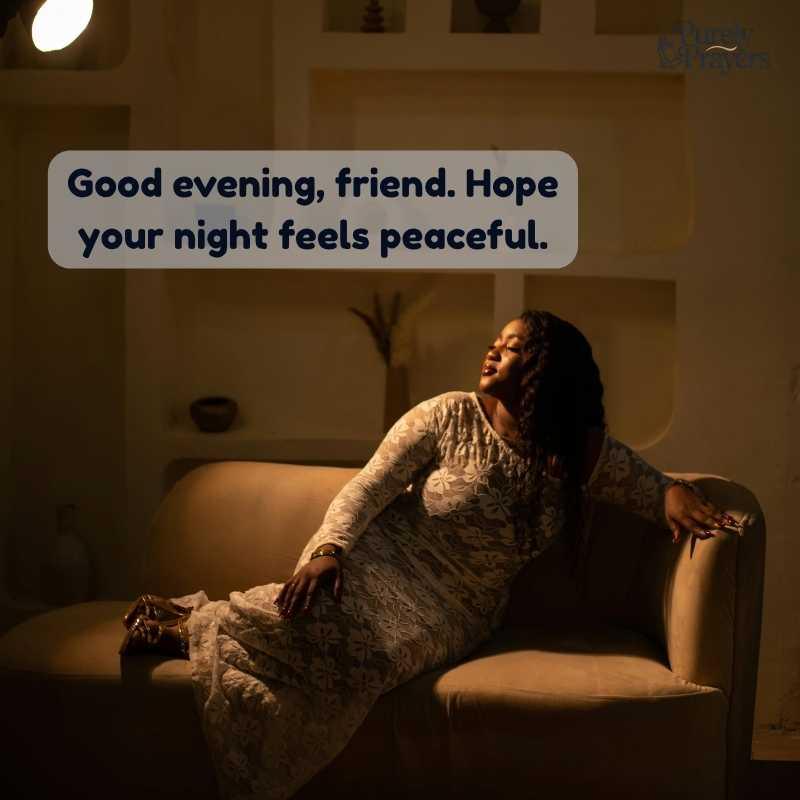 Short and Simple Evening Texts for Friends