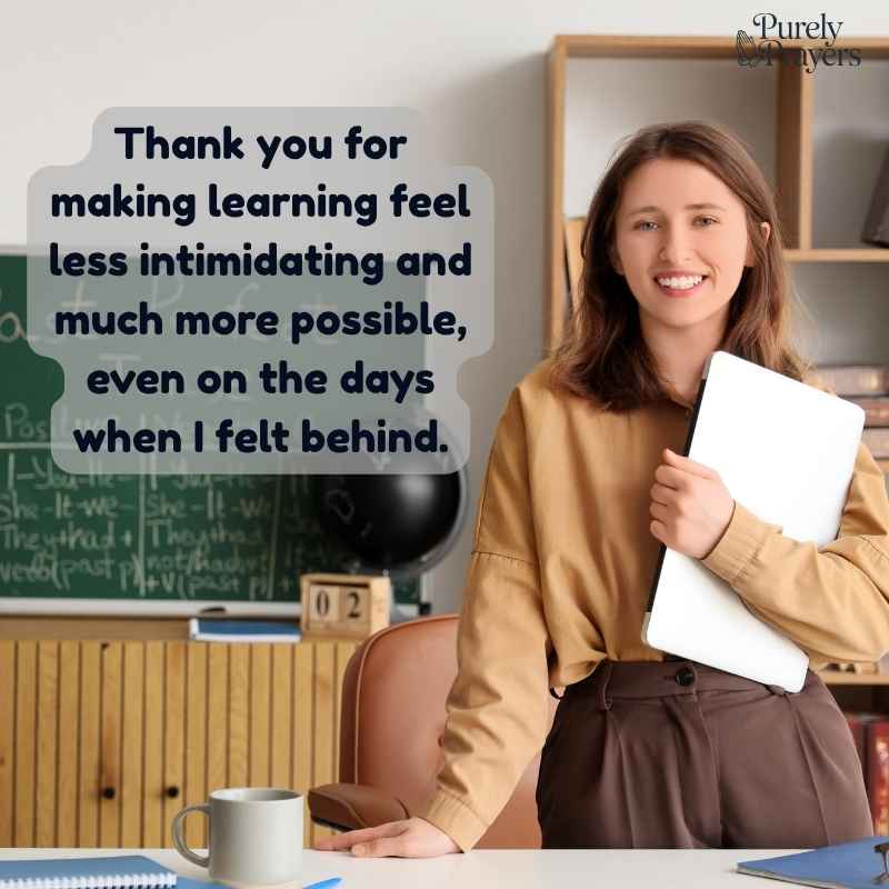 Short and Sweet Thank You Teacher Messages