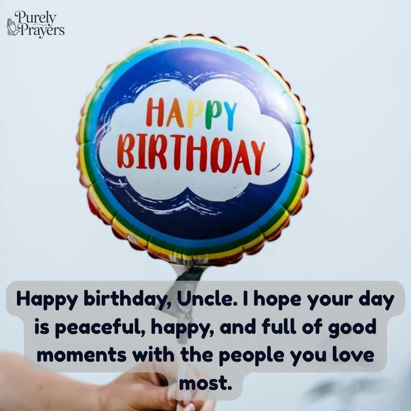 Simple Birthday Wishes for Uncle