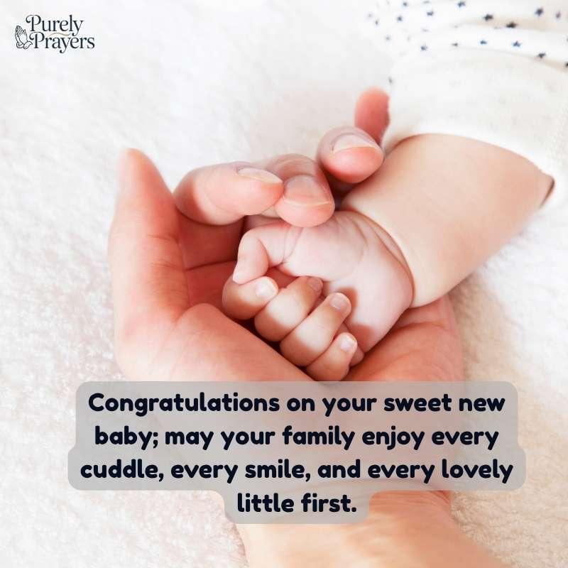 Simple New Baby Card Messages for Family and Friends