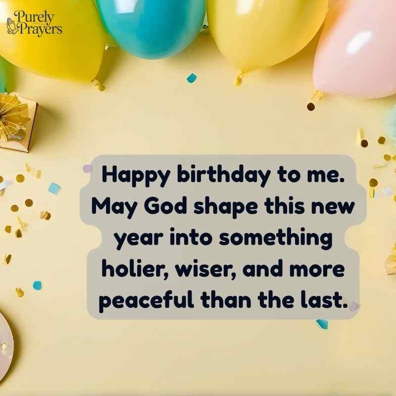 Spiritual Lines for My Birthday