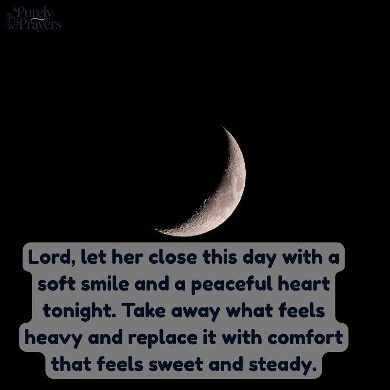 Sweet Bedtime Blessings for Her to Smile Before Sleep