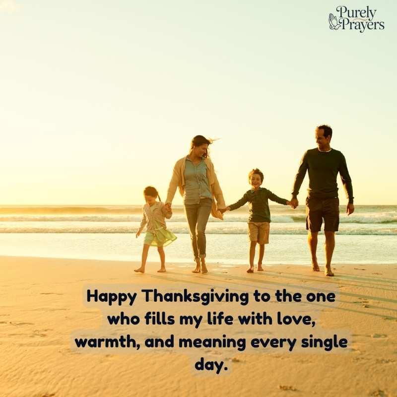 Thanksgiving Love Messages to My Love