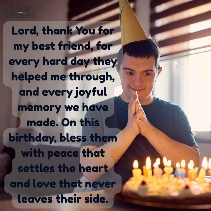 Touching Birthday Prayers for My Best Friend