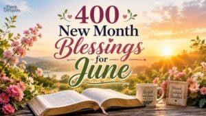 400 New Month Blessings for June: Prayers, Wishes, Bible Verses, Quotes, and Messages