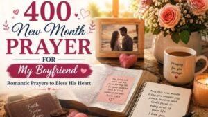 400 New Month Prayer for My Boyfriend: Romantic Prayers to Bless His Heart