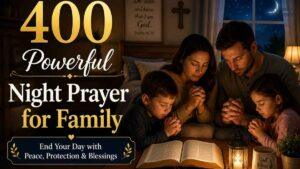 400 Powerful Night Prayer for Family to End the Day with Peace, Protection, and Blessings