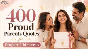 400 Proud Parents Quotes for Daughter Achievements, Success, School, and Graduation