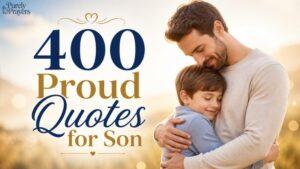 400 Proud Quotes for Son, Heartfelt Messages, Loving Words, and Inspirational Sayings