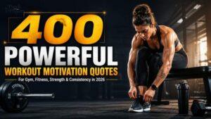 400 Workout Motivation Quotes for Gym, Fitness, Strength, and Consistency in 2026