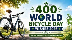 400 World Bicycle Day Wishes 2026: Quotes, Messages, Images, Captions, and Greetings to Share
