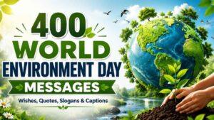 400 World Environment Day Messages, Wishes, Quotes, Slogans & Captions