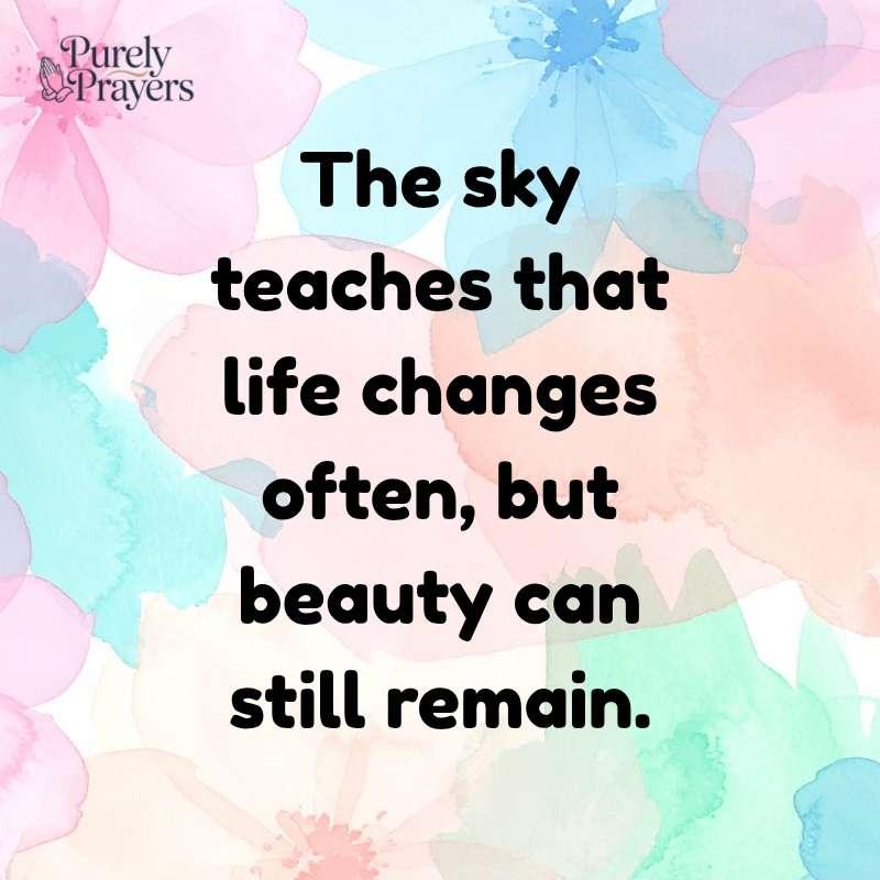 Quotes About Sky and Life Lessons