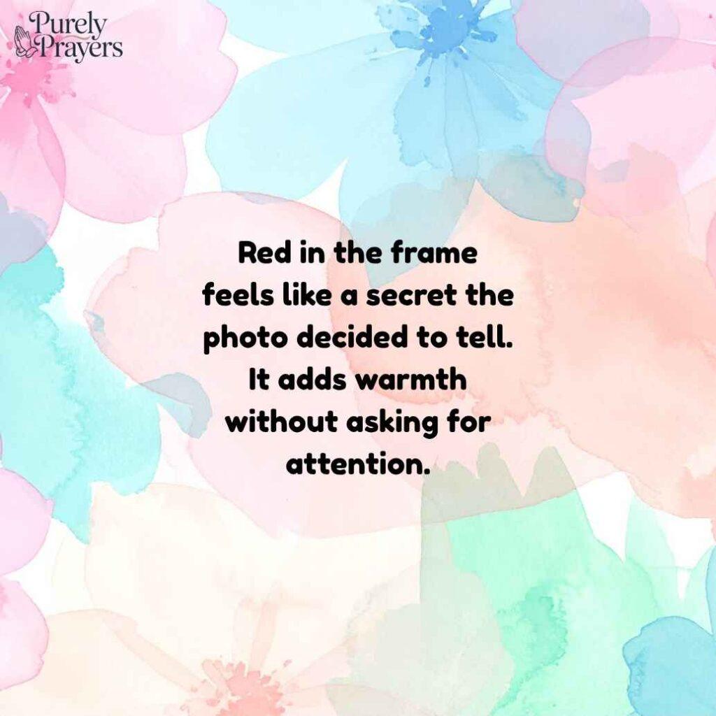 Aesthetic Red Lines for Photos and Reels
