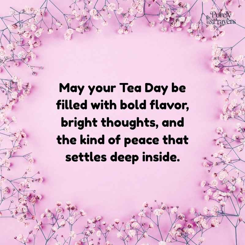Amazing International Tea Day Wishes