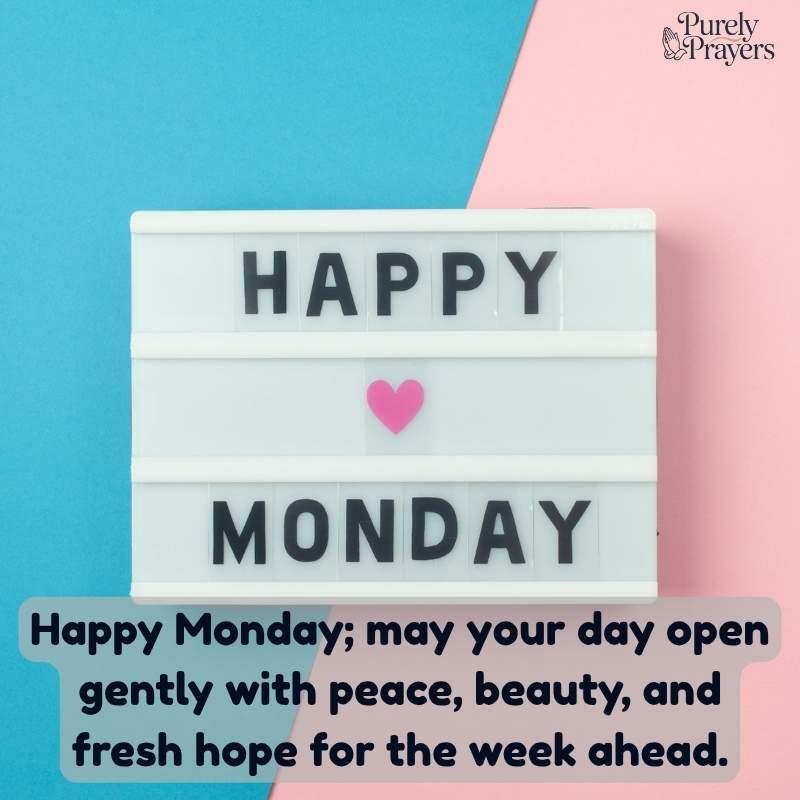 Beautiful Monday Greetings and Blessings