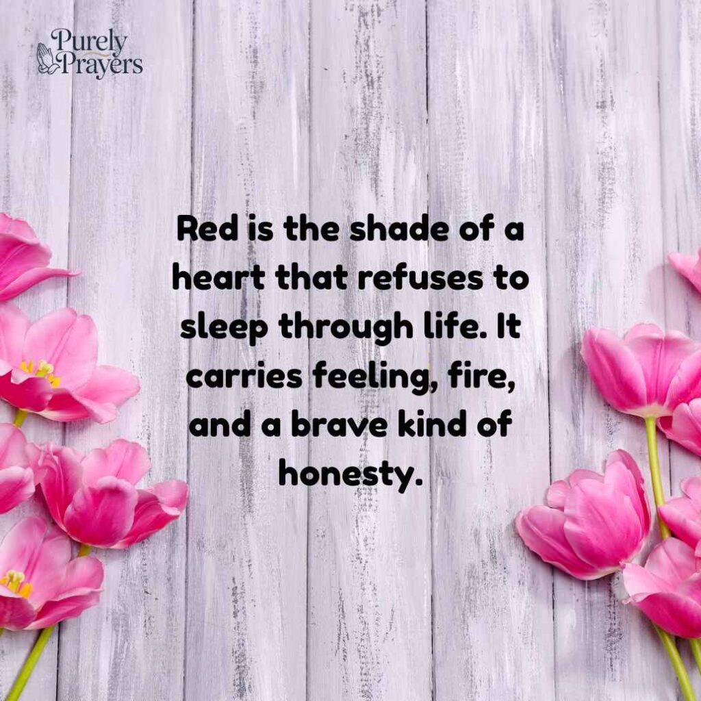 Best Red Colour Quotes for Every Mood
